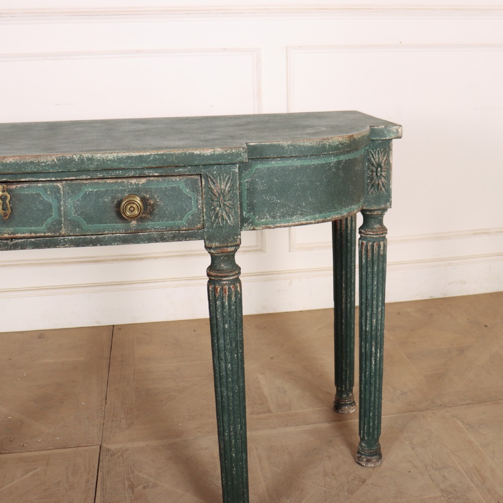 English Bow-end Console Table View II