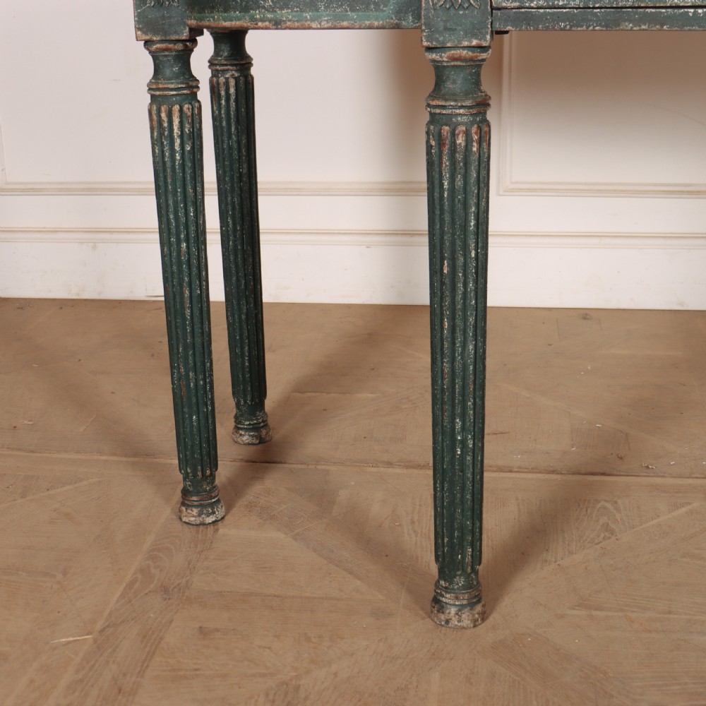 English Bow-end Console Table View III