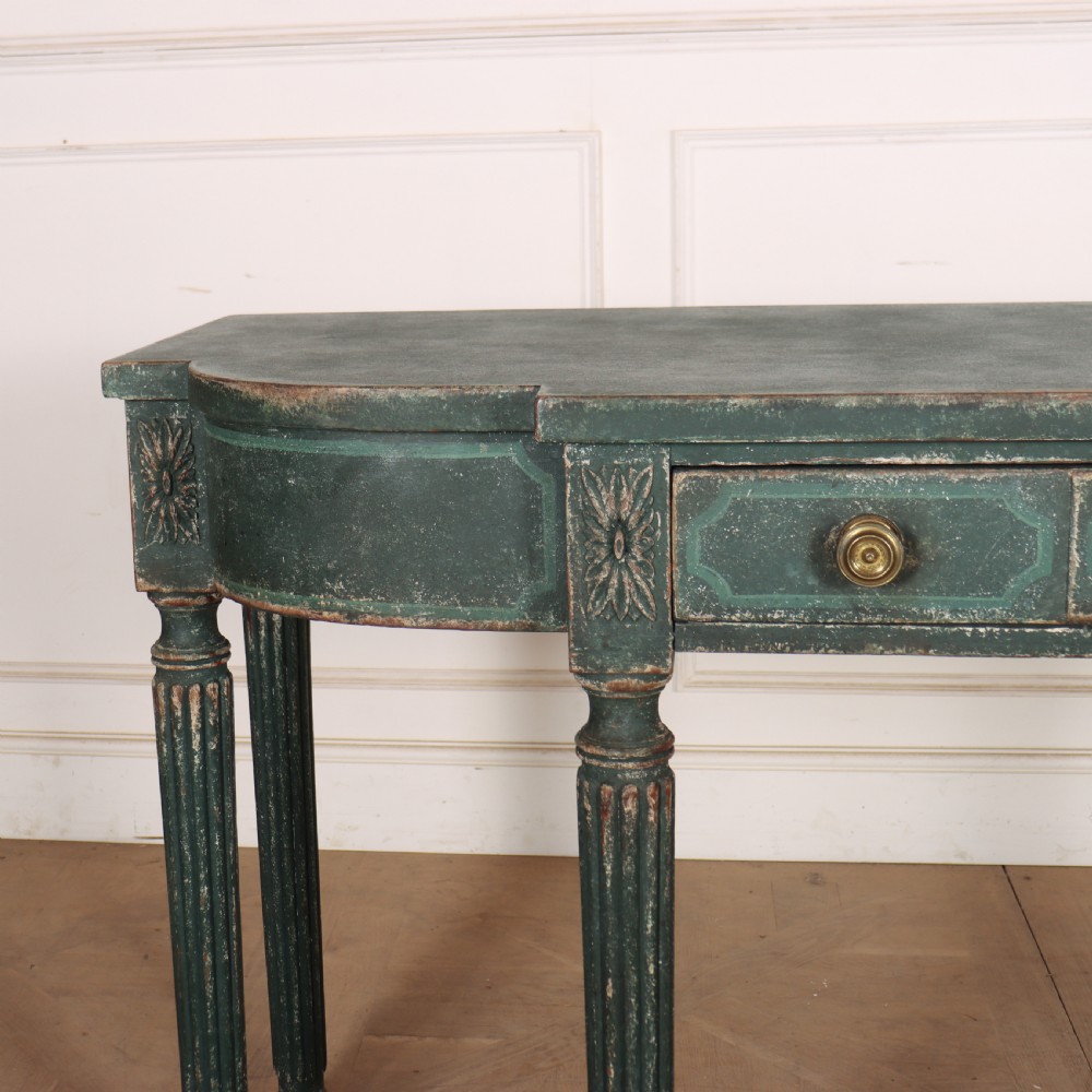 English Bow-end Console Table View IV