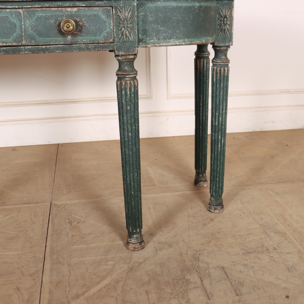 English Bow-end Console Table View V