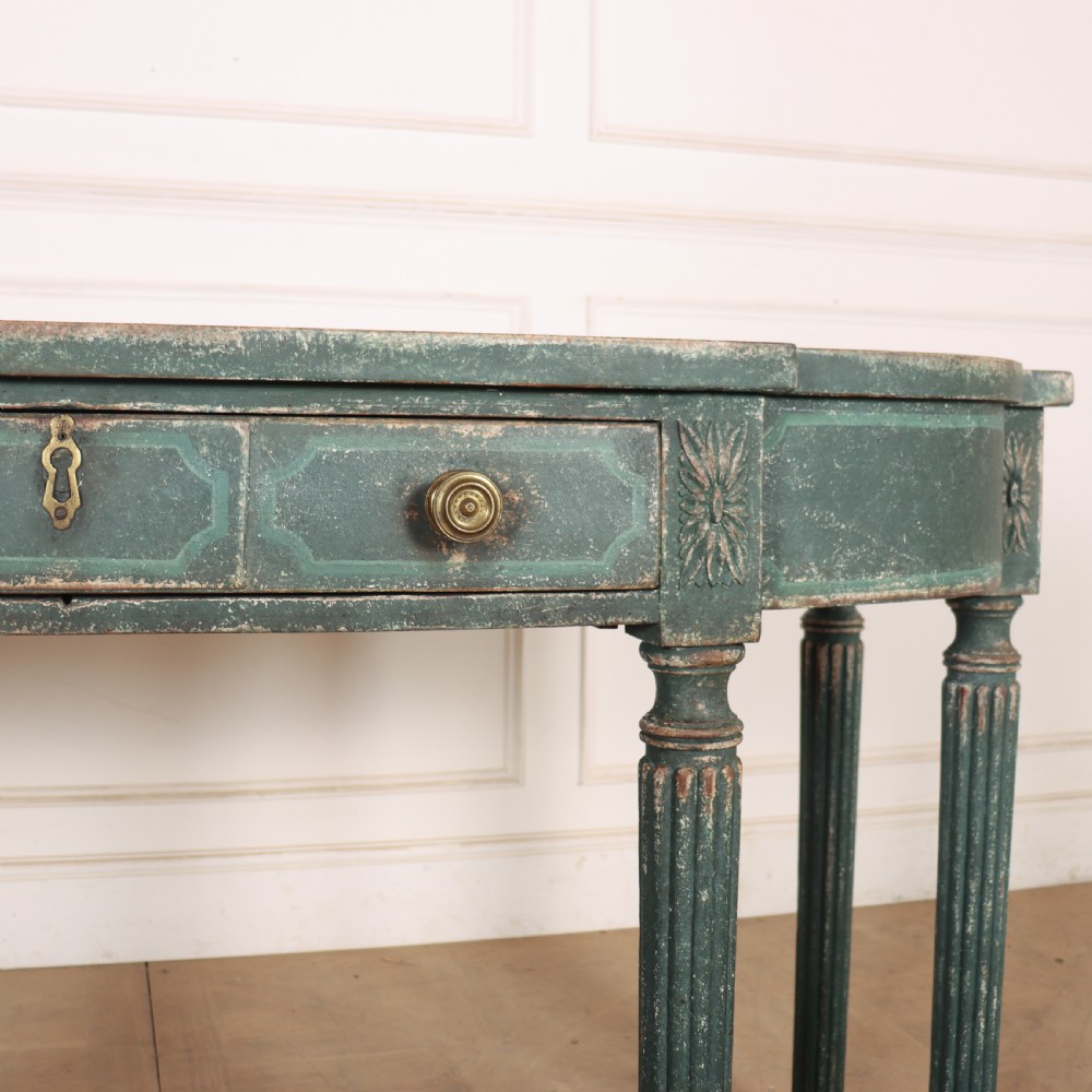 English Bow-end Console Table View VII