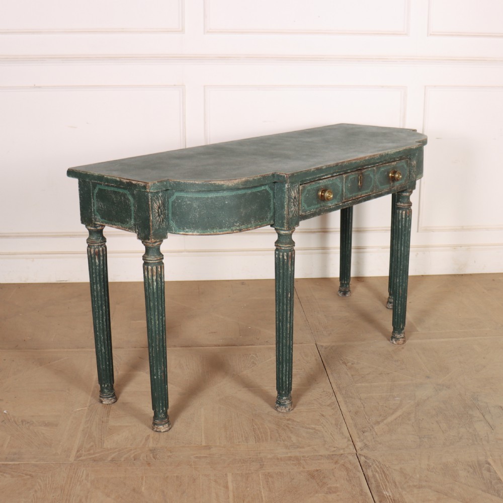 English Bow-end Console Table View XI