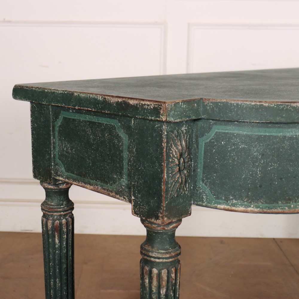 English Bow-end Console Table View XII