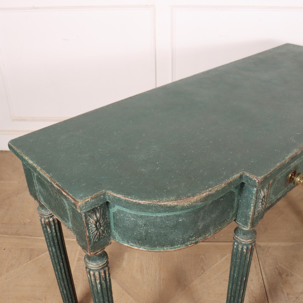 English Bow-end Console Table View XIV