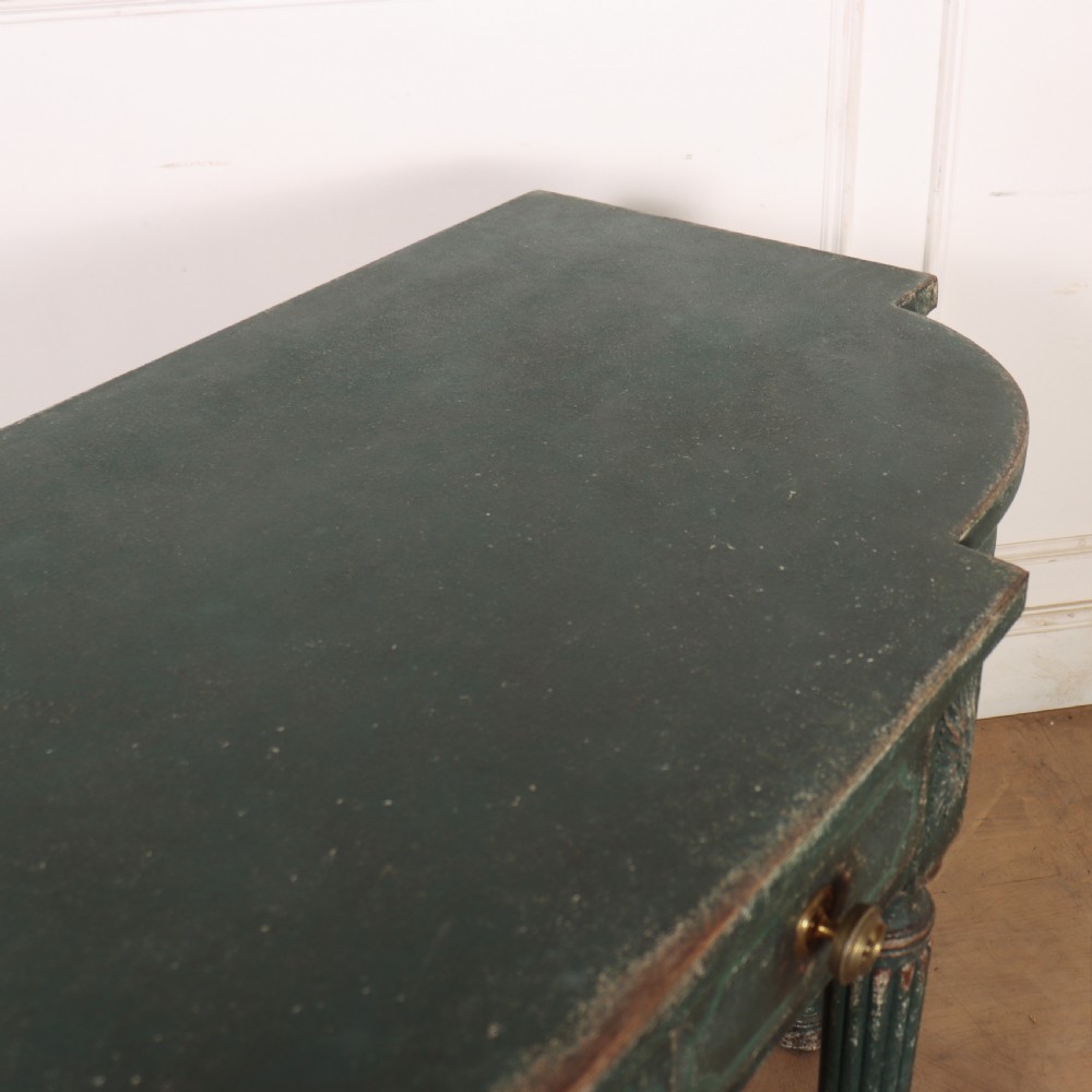 English Bow-end Console Table View XV