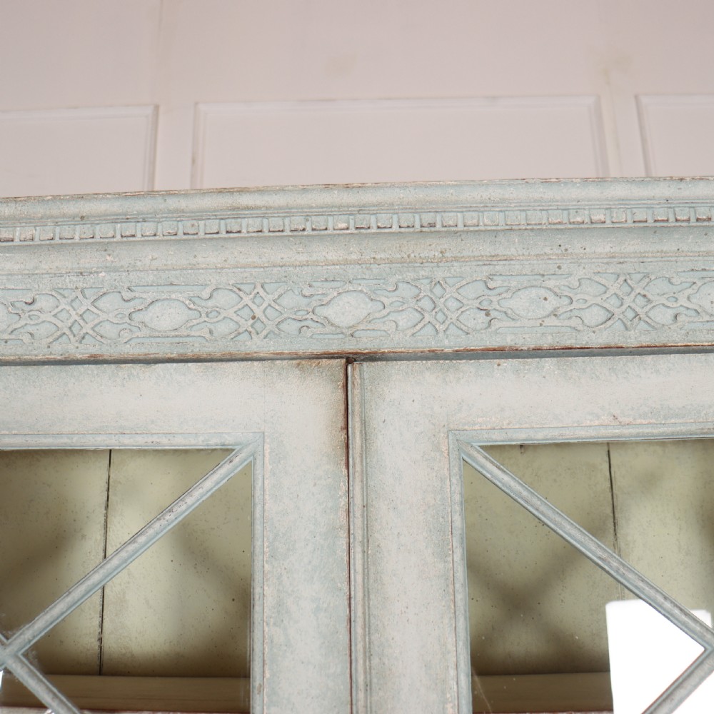 English Astragal Glazed Bookcase View III