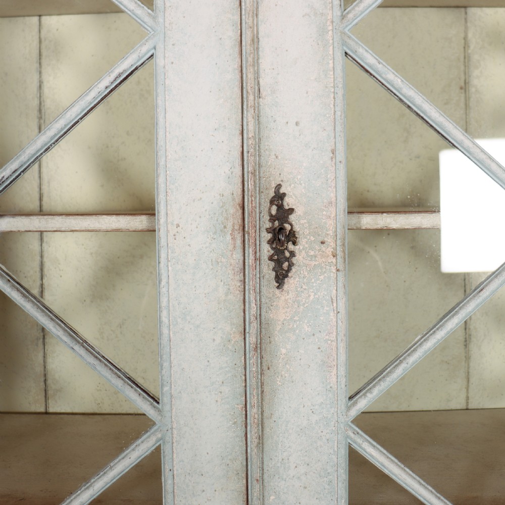 English Astragal Glazed Bookcase View V