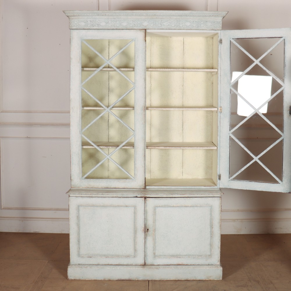 English Astragal Glazed Bookcase View XI