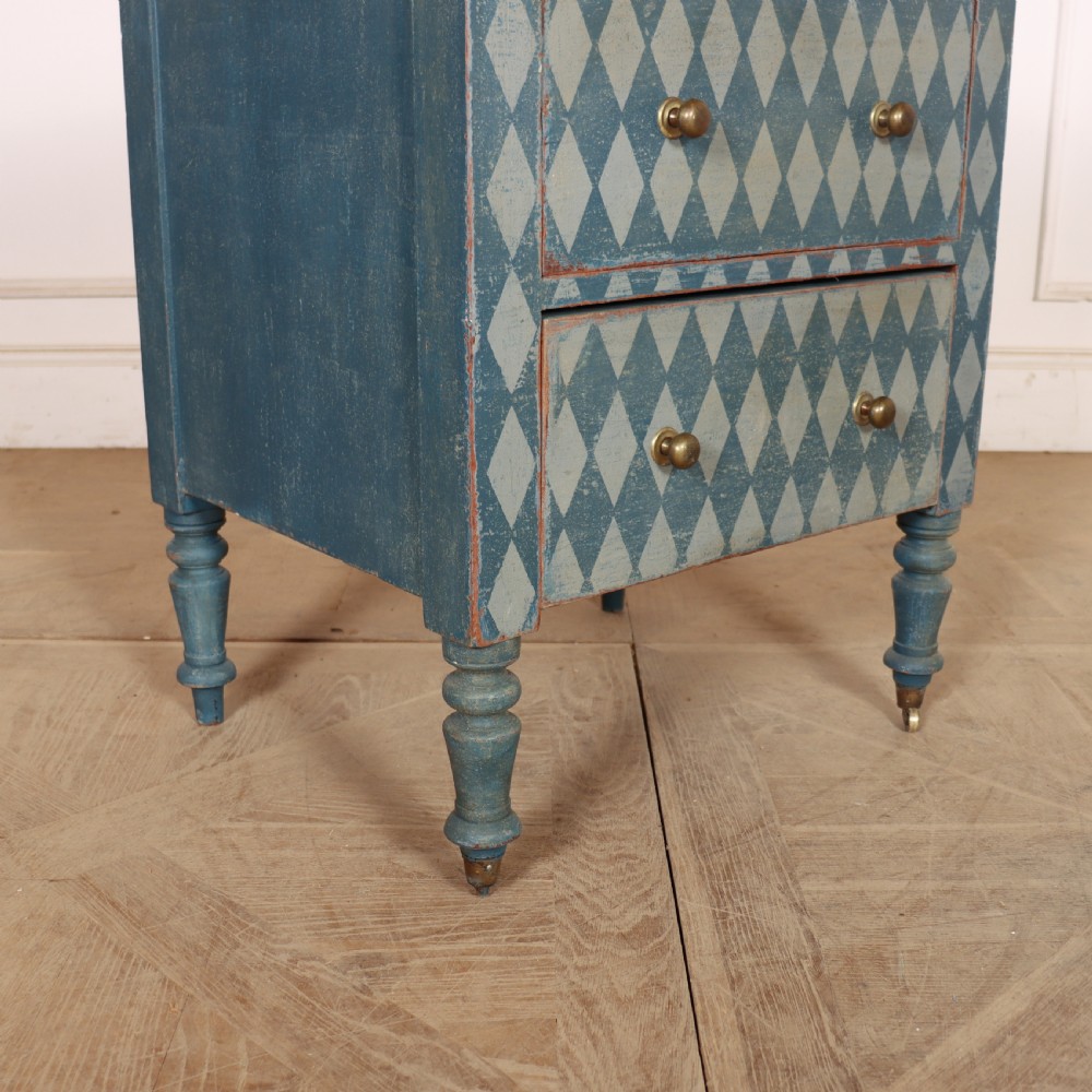 English Painted Bedside Chest View II