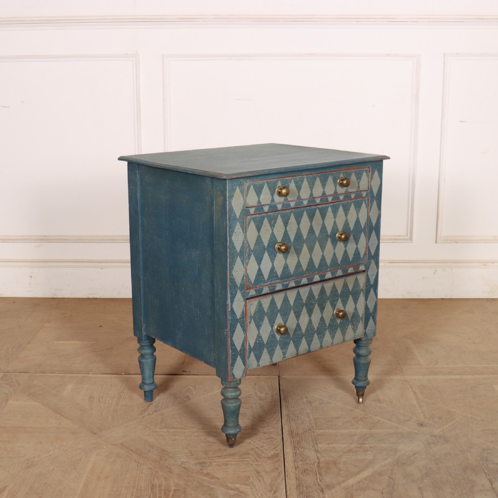 English Painted Bedside Chest View III