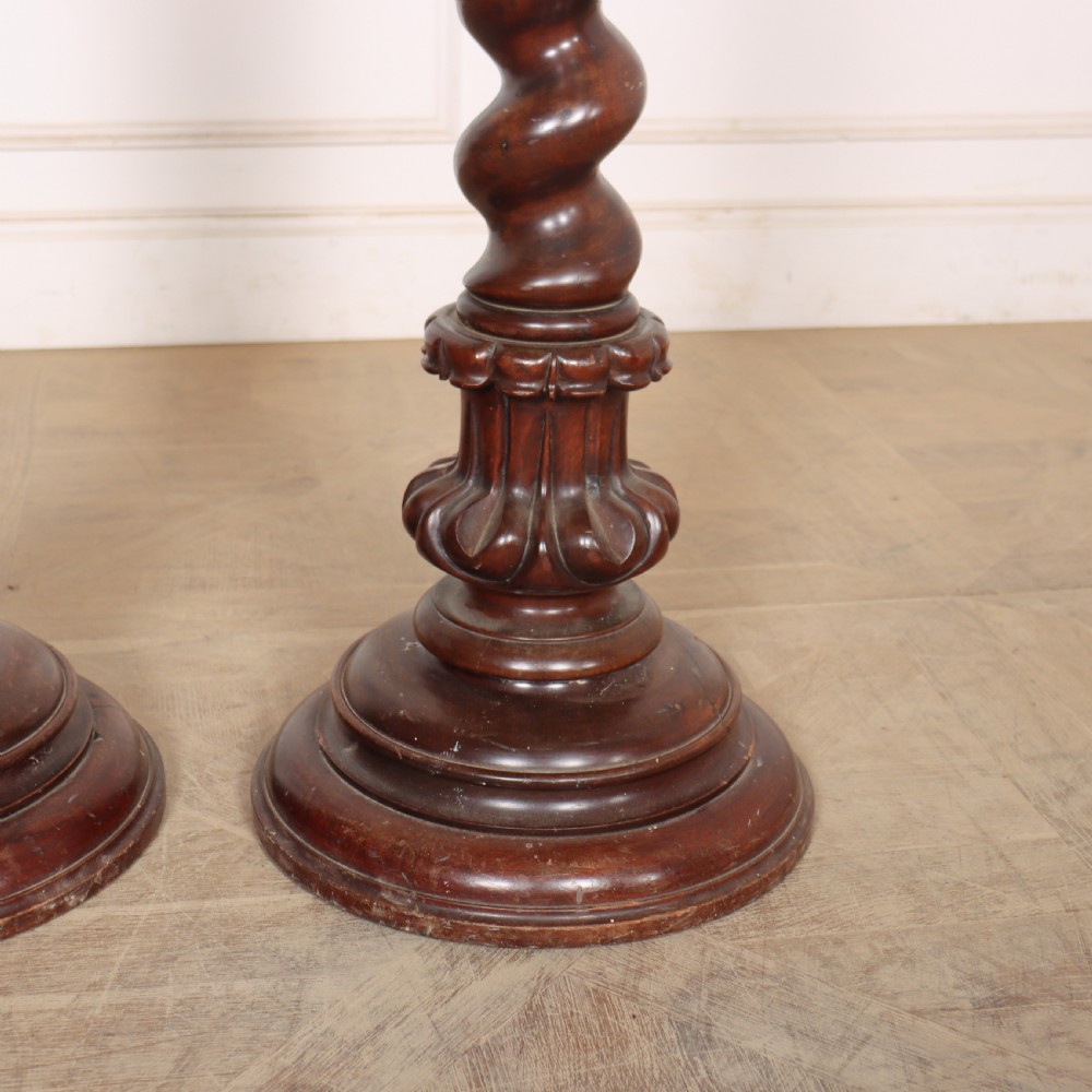Pair of 19th Century German Candle Stands View IV