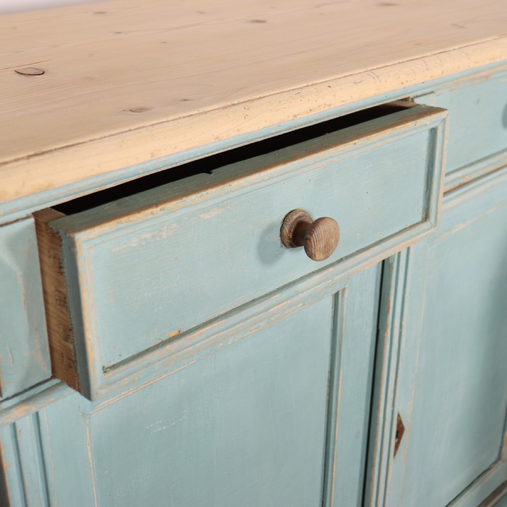 English Painted Dresser Base View X