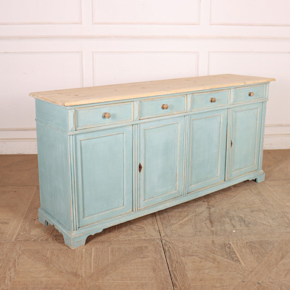 English Painted Dresser Base View XII
