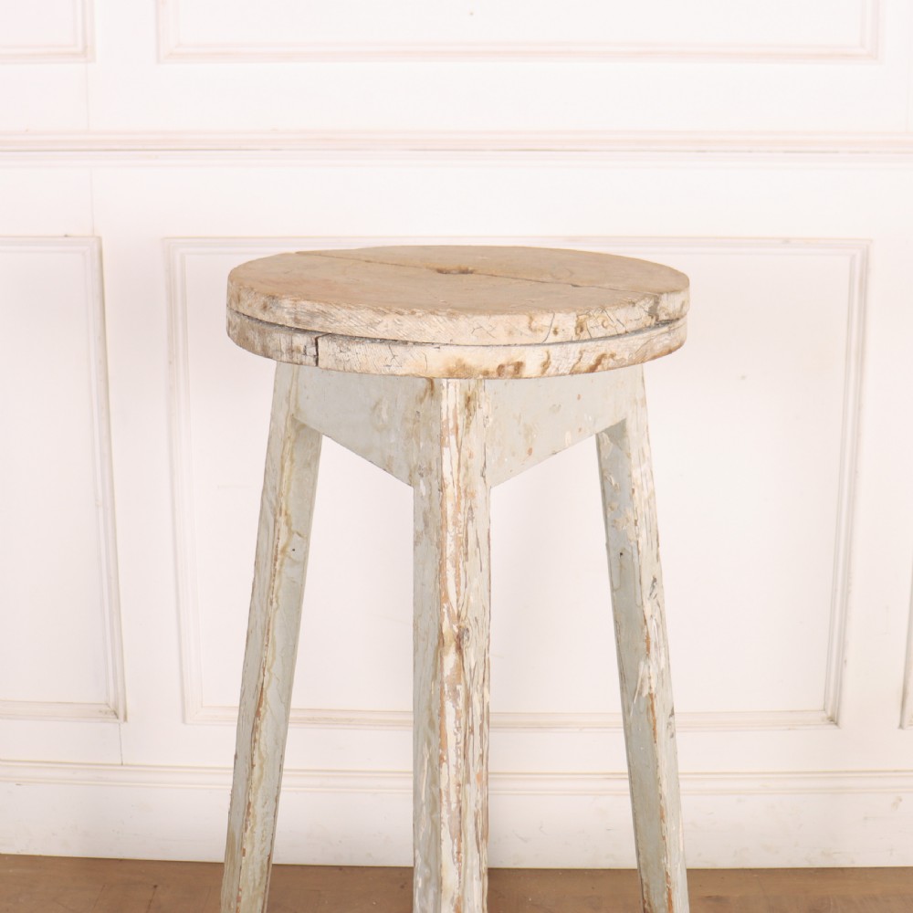 French Original Painted Sculpture Stand View II