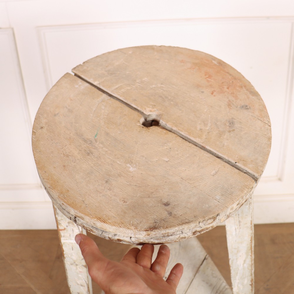 French Original Painted Sculpture Stand View VI