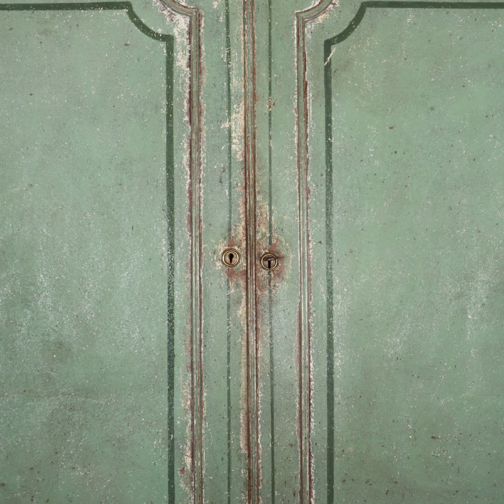 Georgian Painted Linen Cupboard View V