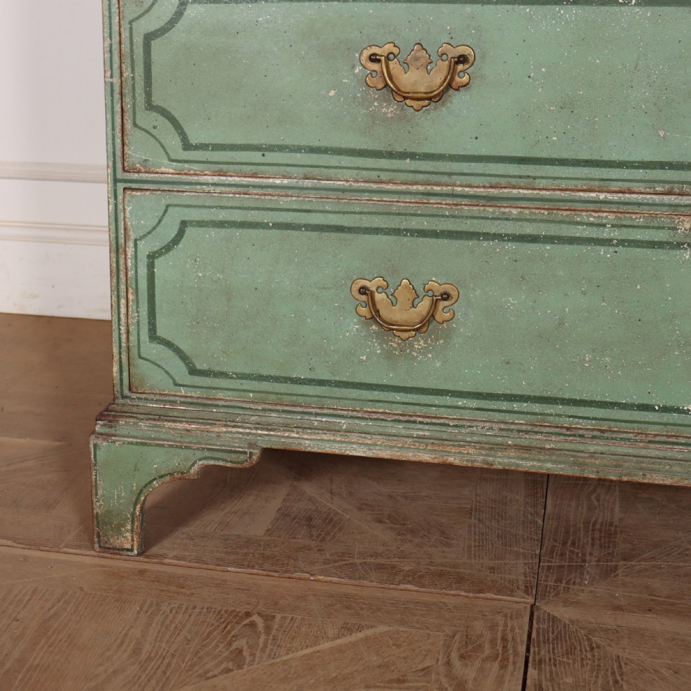 Georgian Painted Linen Cupboard View VIII