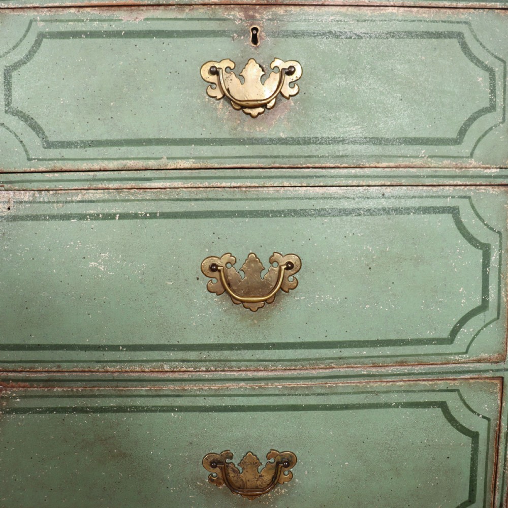 Georgian Painted Linen Cupboard View X
