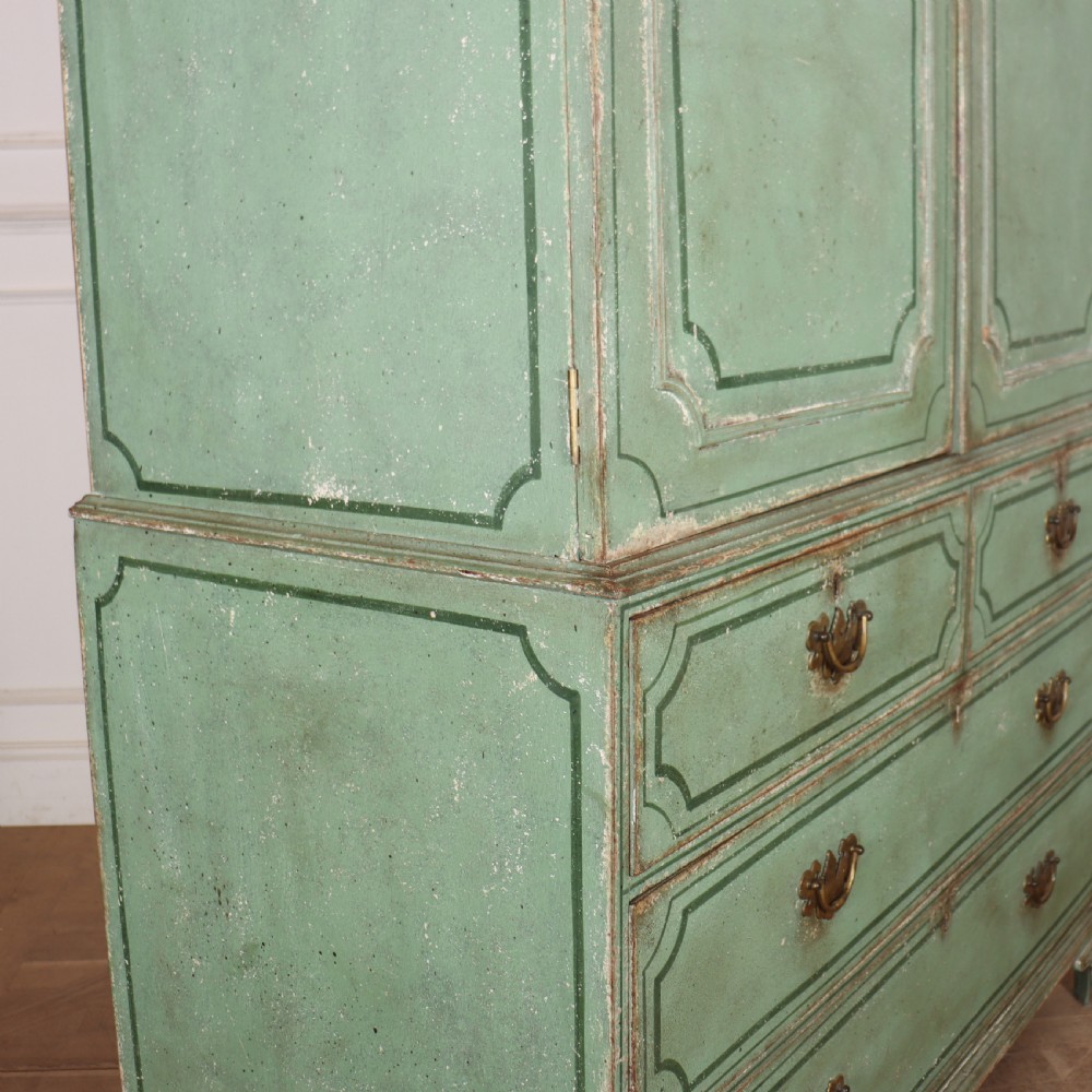 Georgian Painted Linen Cupboard View XIV