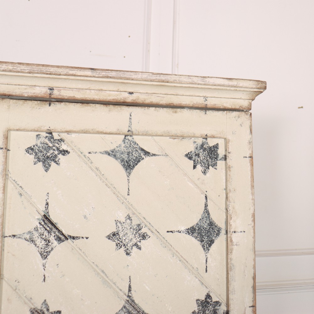 English Painted Linen Cupboard View III