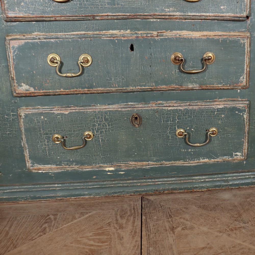 English Painted Dresser Base View VII