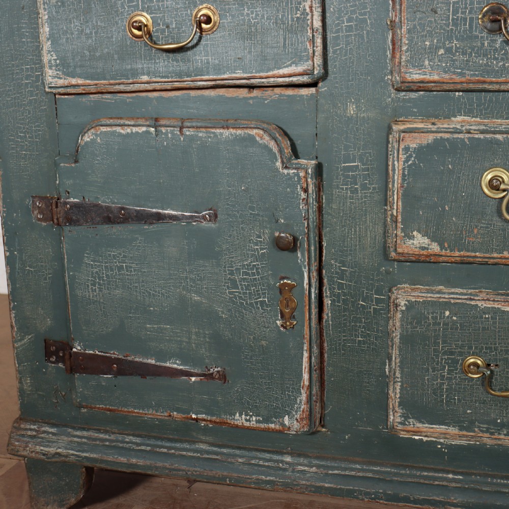 English Painted Dresser Base View VIII