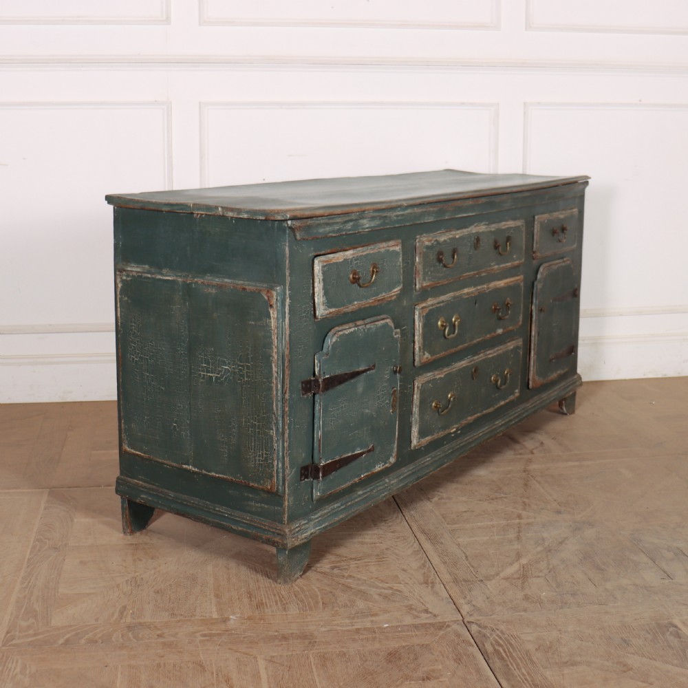 English Painted Dresser Base View IX