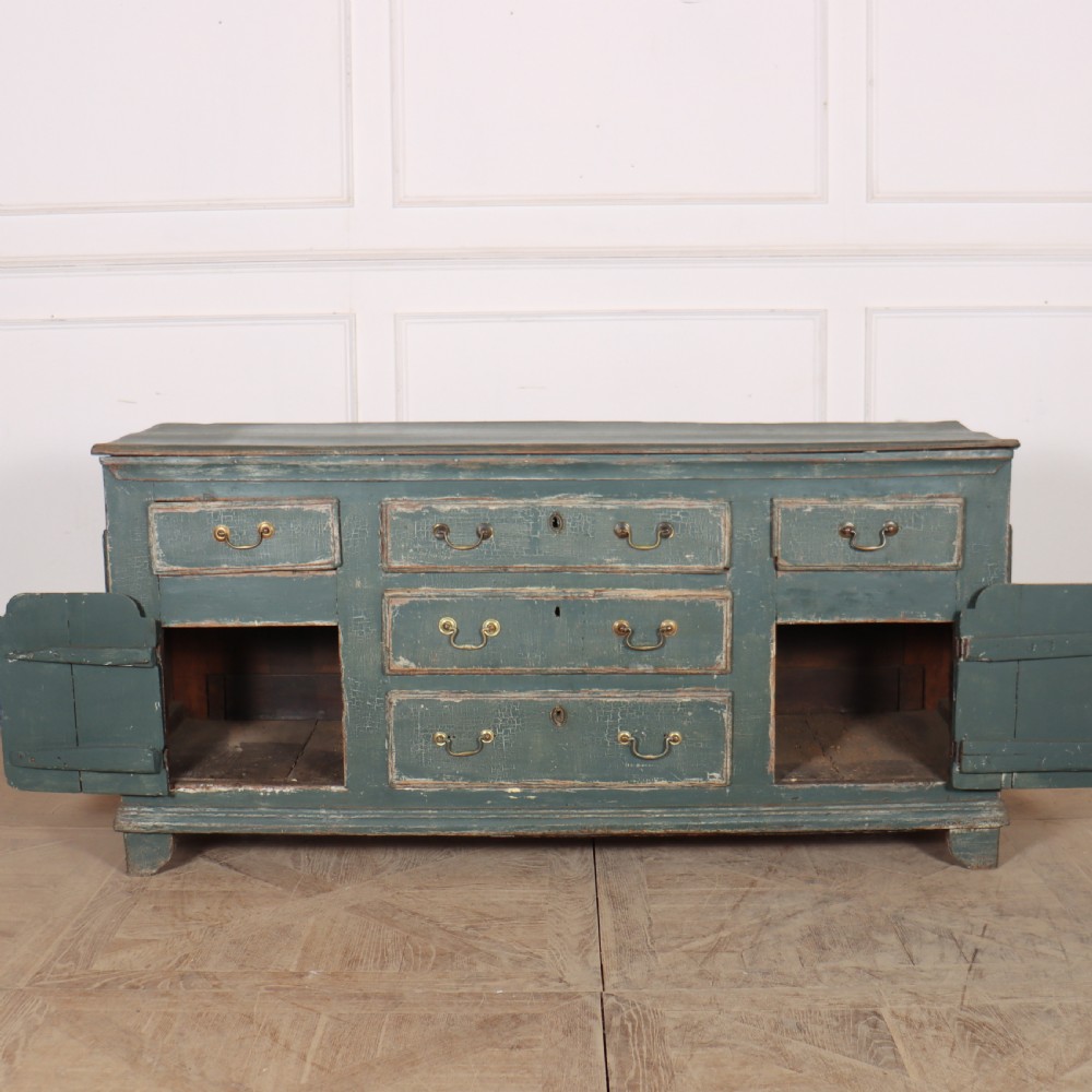 English Painted Dresser Base View XV