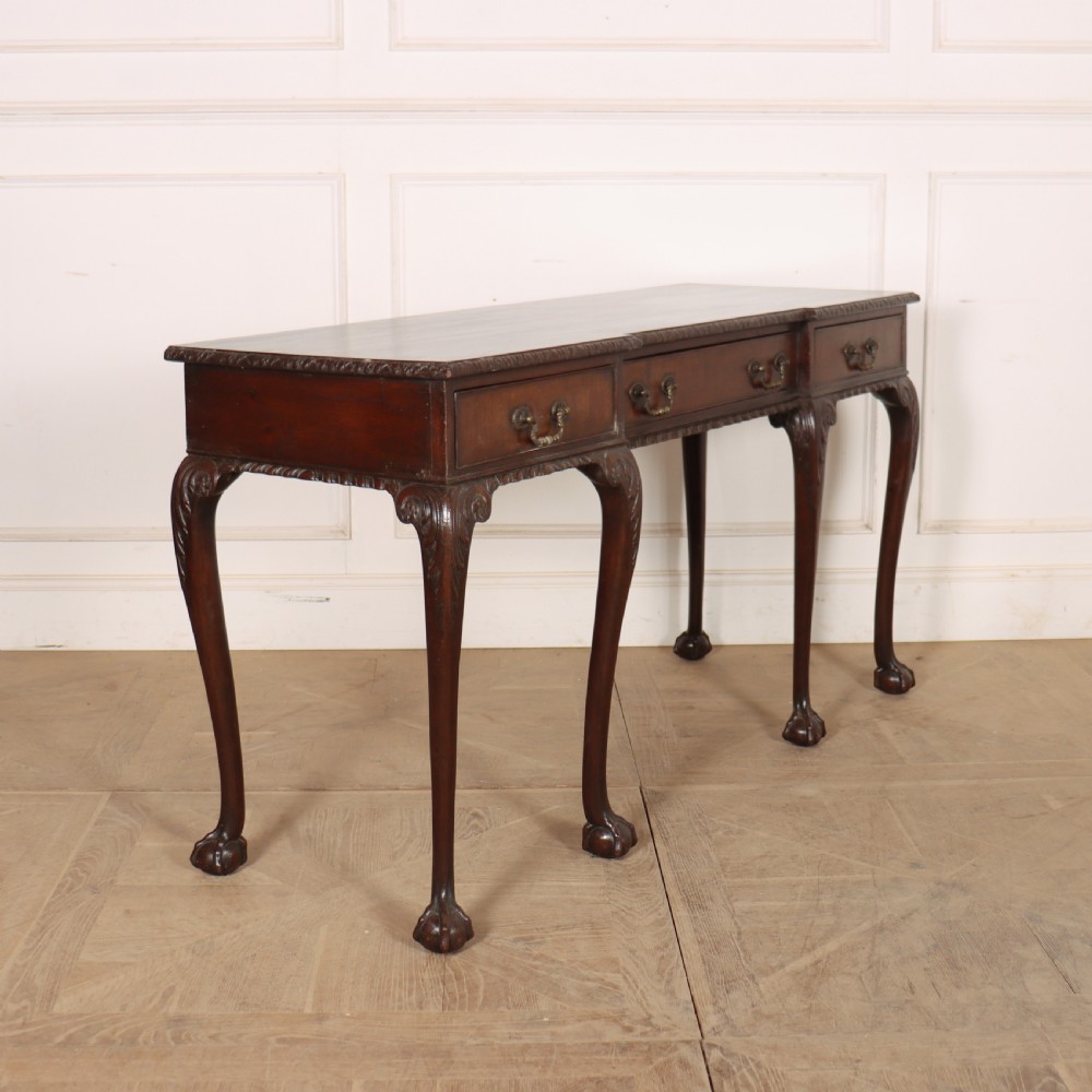 English Breakfront Console Table View VII