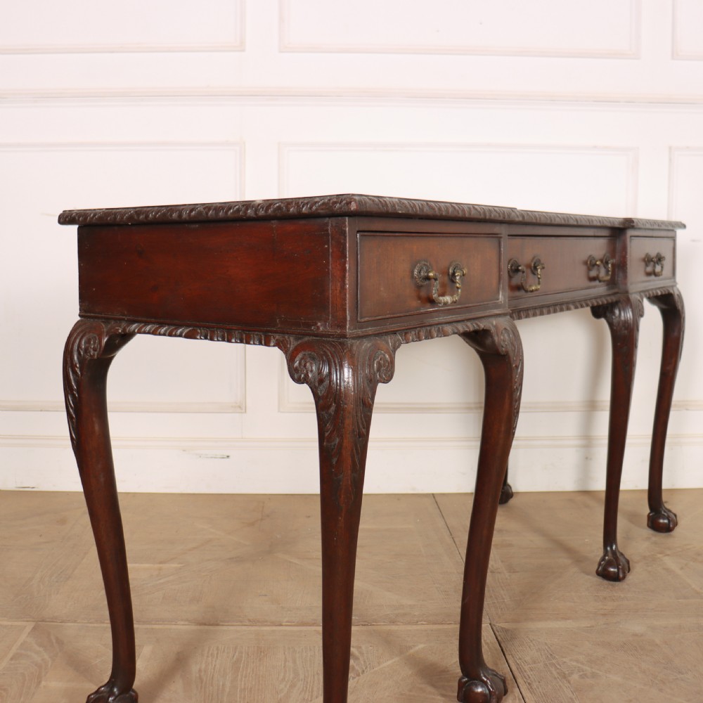 English Breakfront Console Table View VIII
