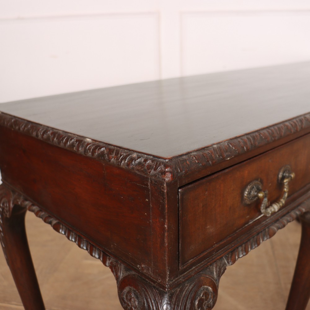 English Breakfront Console Table View IX