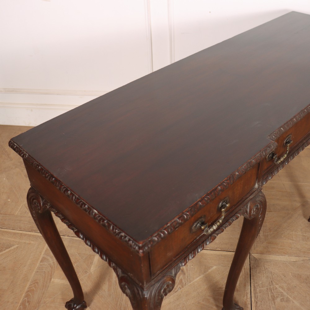 English Breakfront Console Table View XI