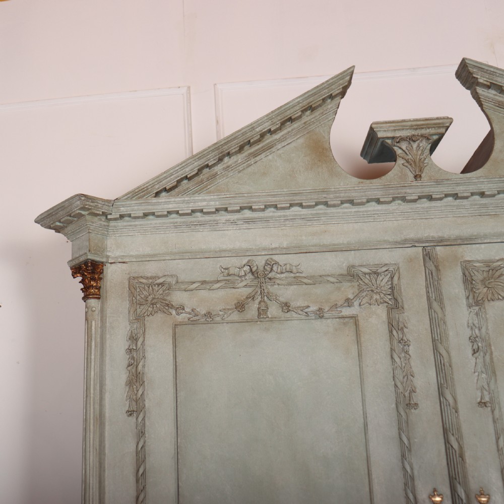 Dutch Painted Linen Cupboard View II