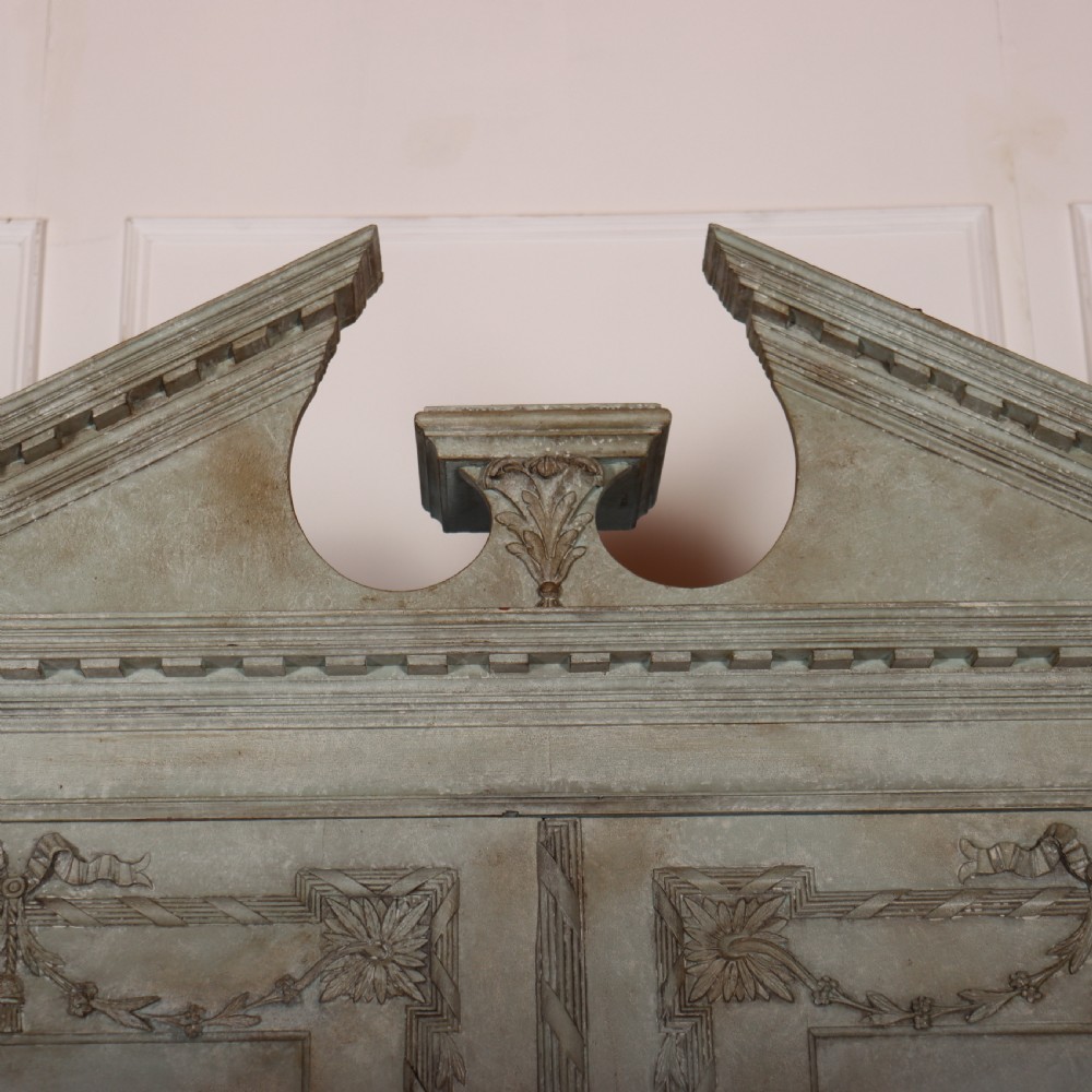Dutch Painted Linen Cupboard View III
