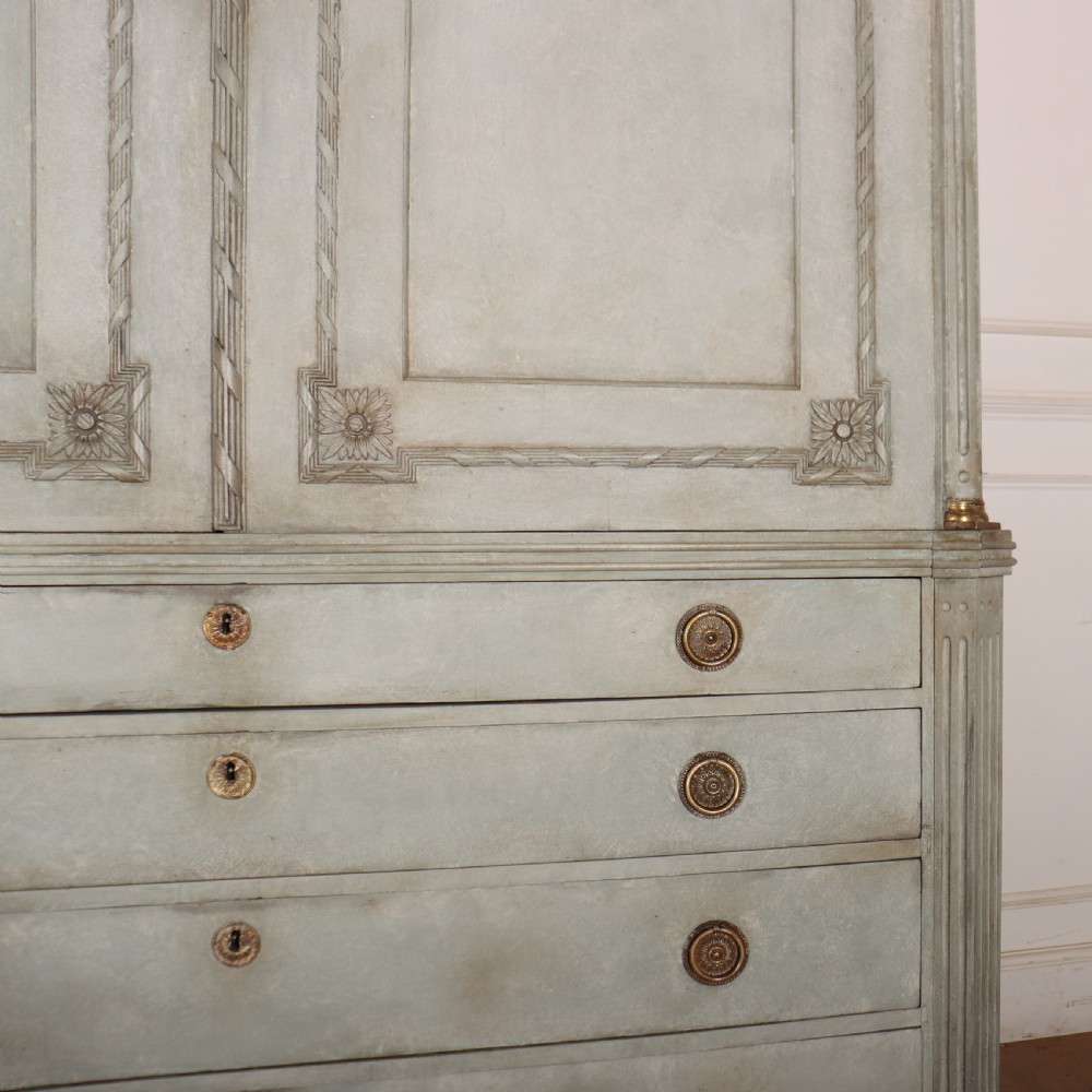 Dutch Painted Linen Cupboard View VIII