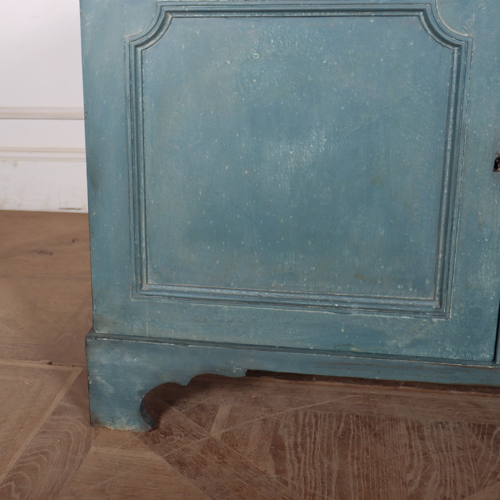 English Painted Low Cupboard View III