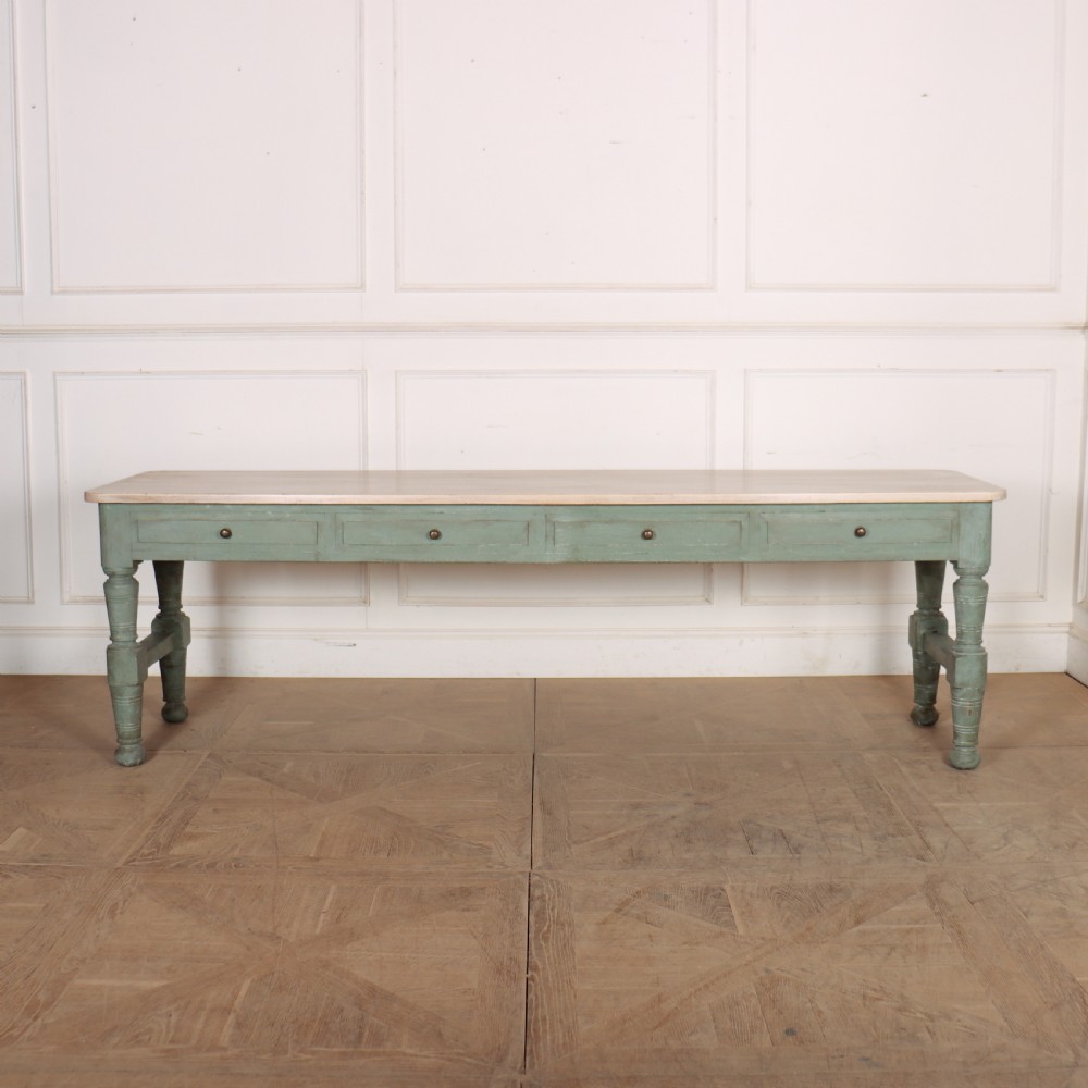 English Painted Console Table View III