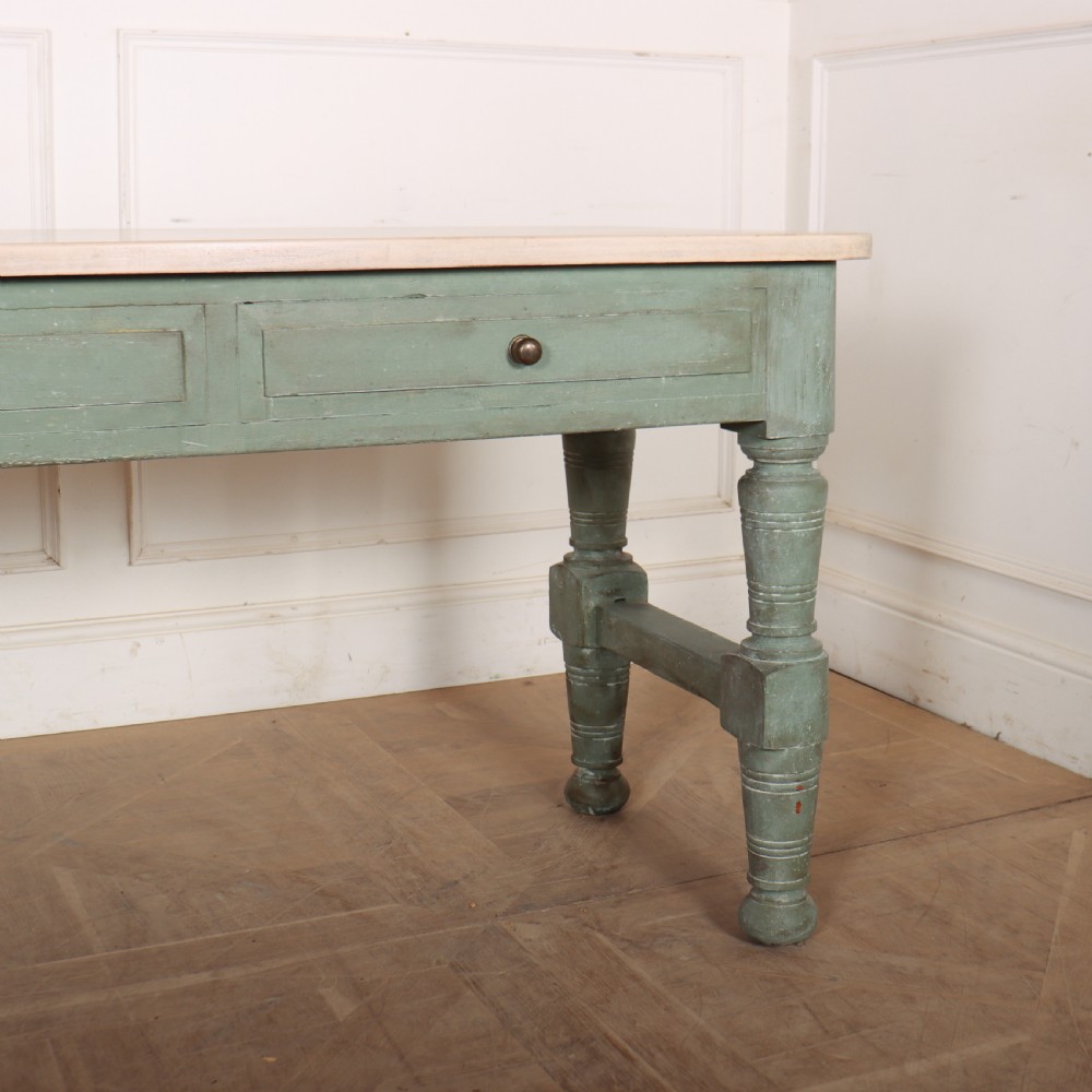 English Painted Console Table View V