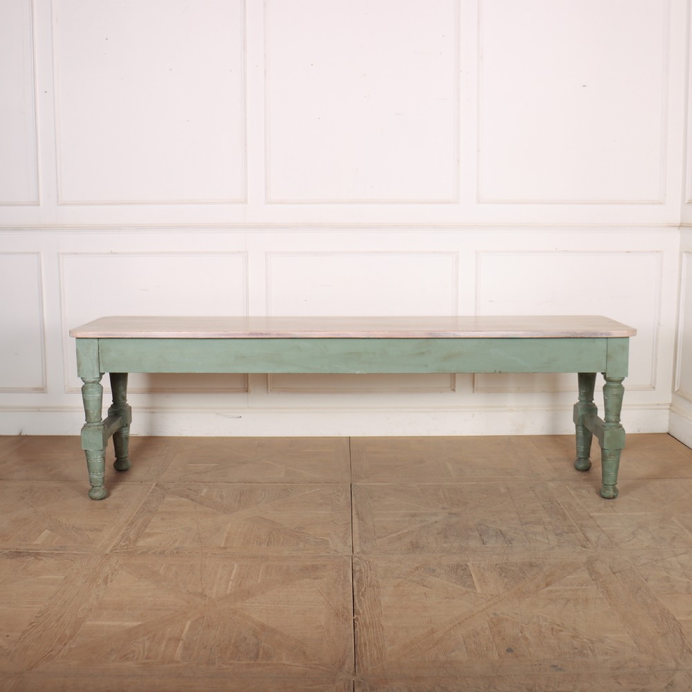 English Painted Console Table View VI