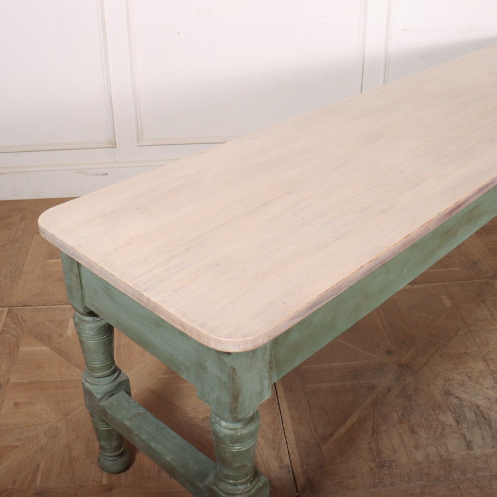 English Painted Console Table View VII