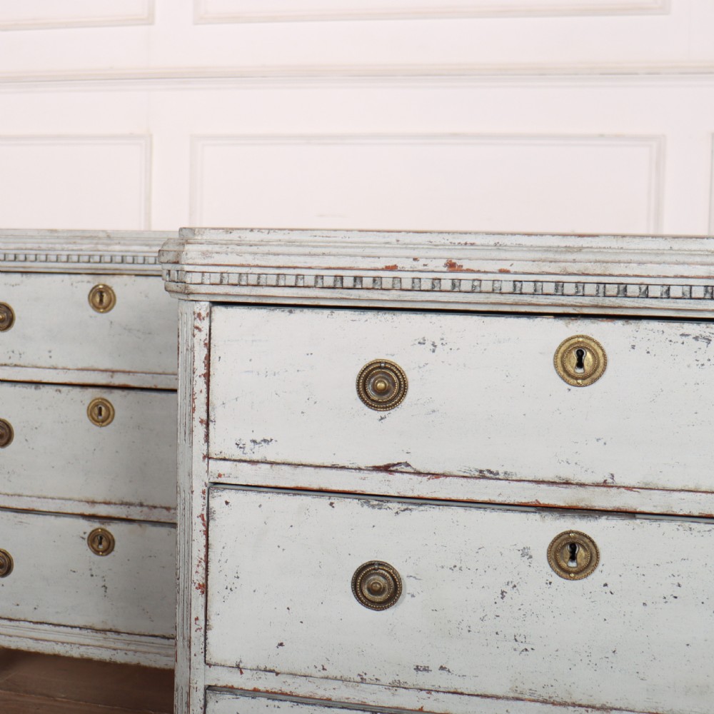 Pair of 19th Century Swedish Commodes View V