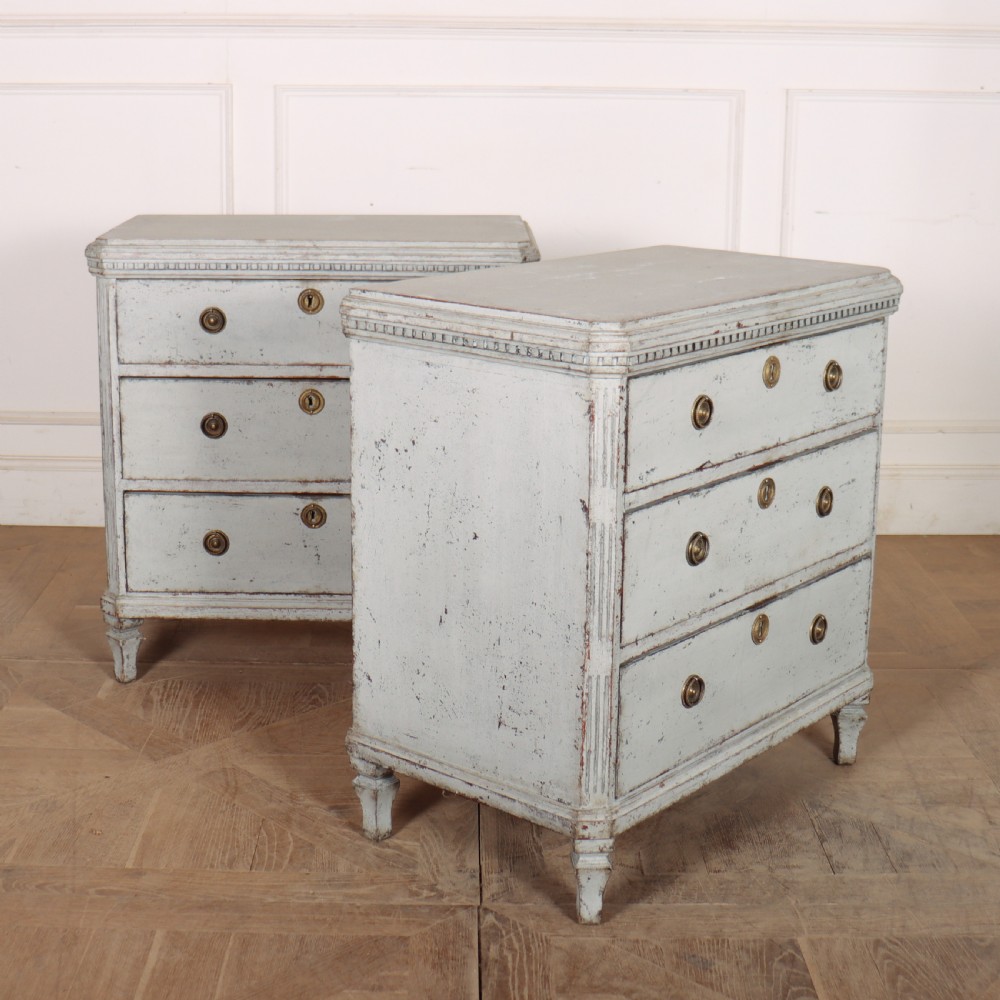 Pair of 19th Century Swedish Commodes View VIII
