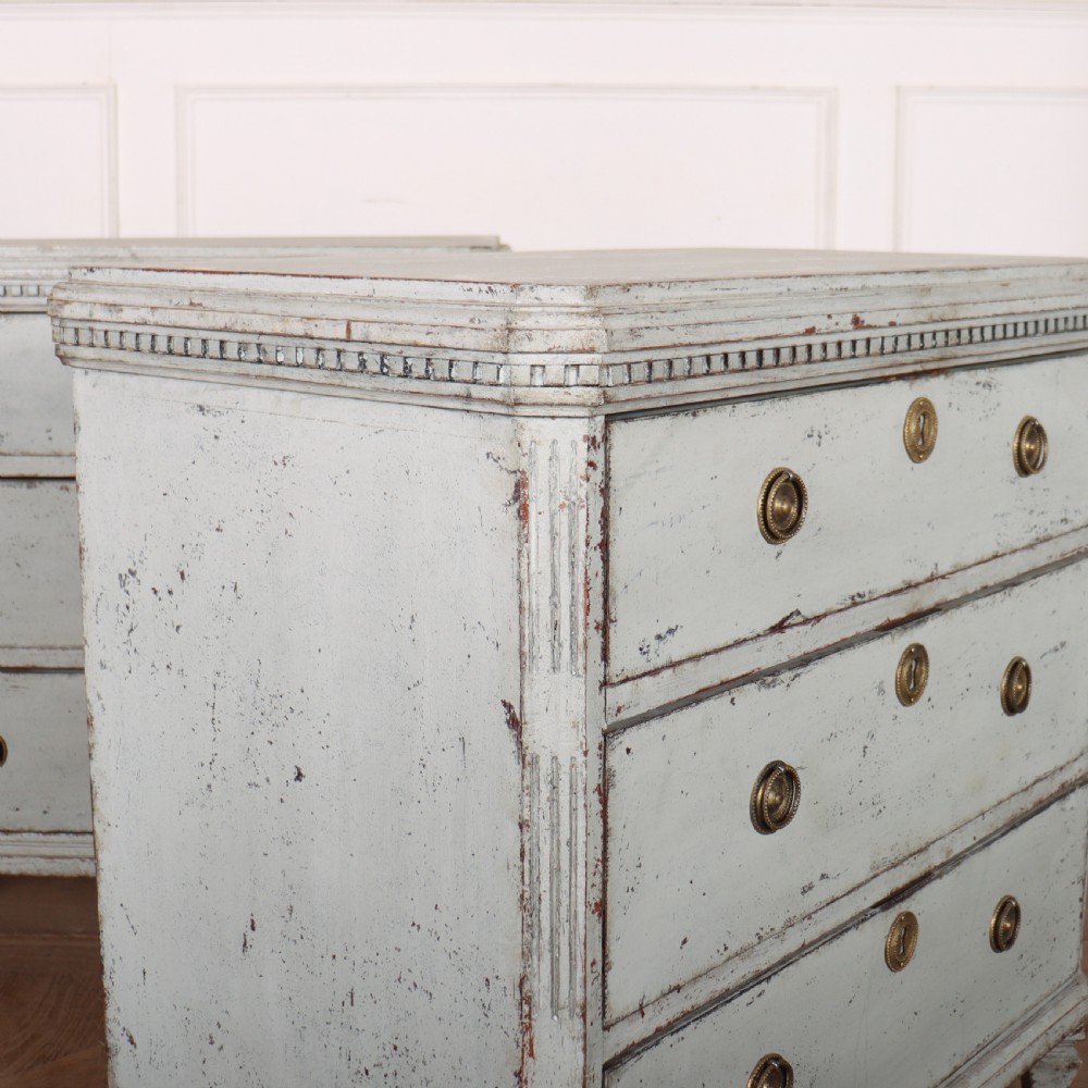 Pair of 19th Century Swedish Commodes View IX