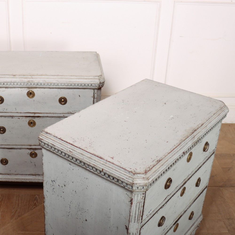 Pair of 19th Century Swedish Commodes View XI
