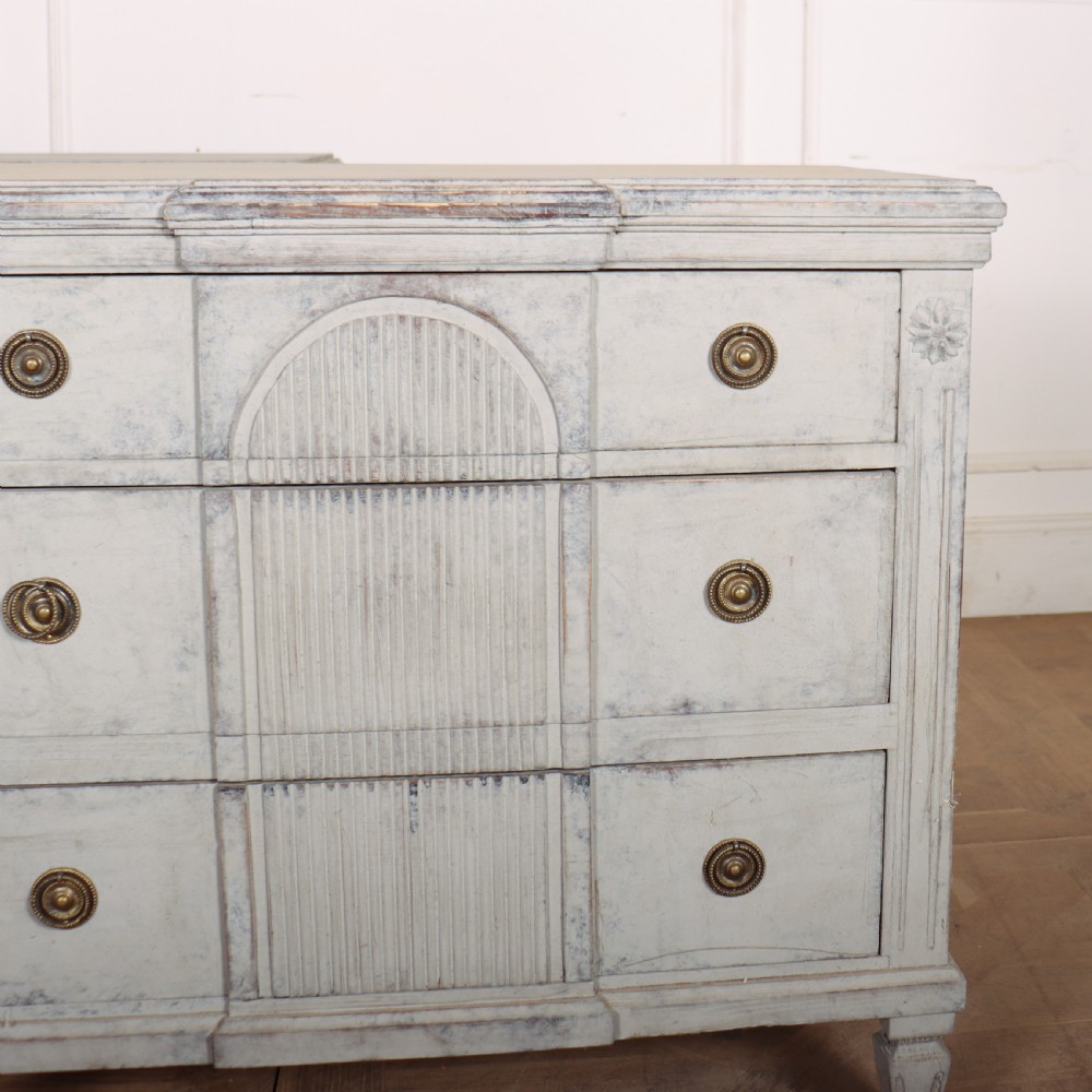 Pair of Swedish Breakfront Commodes View II