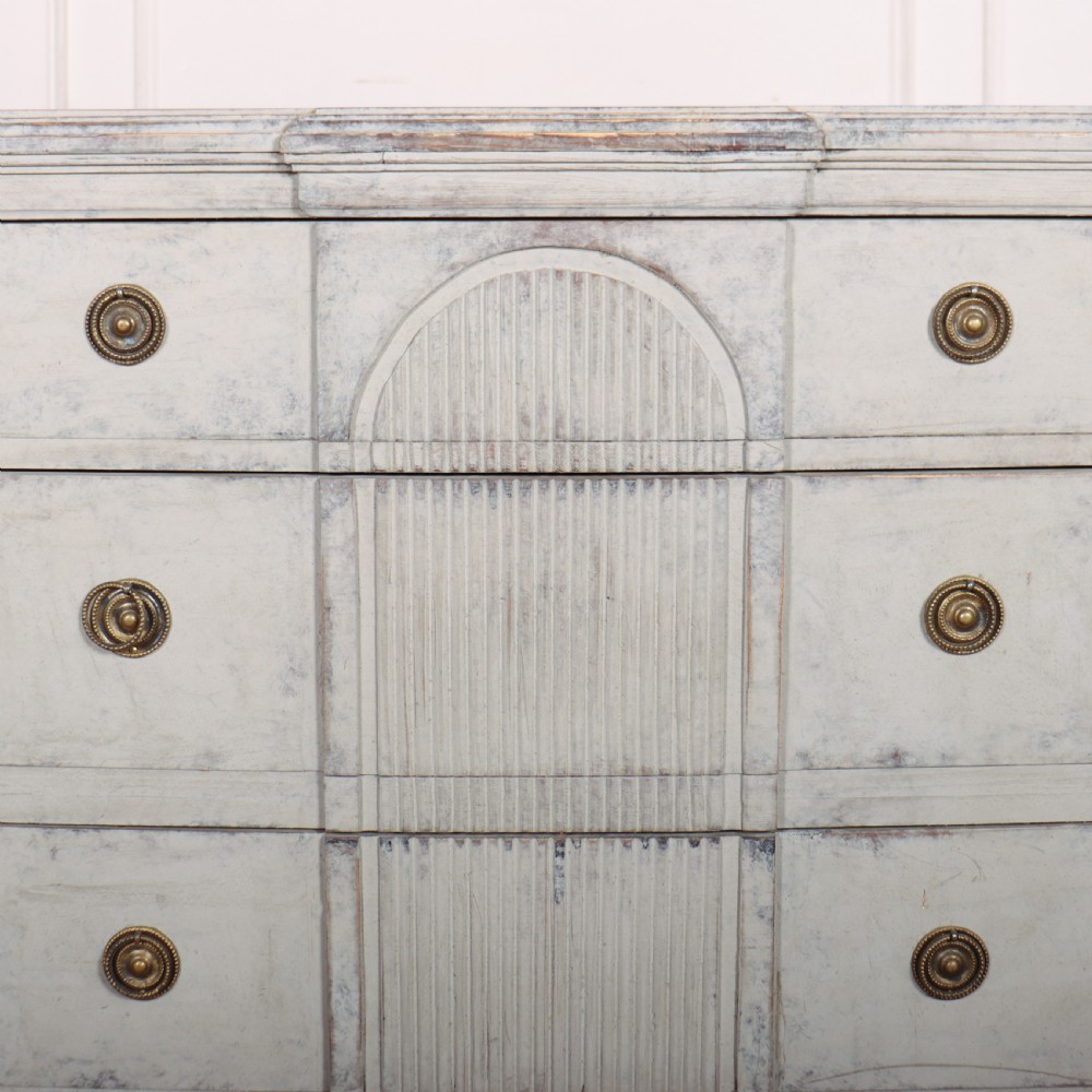 Pair of Swedish Breakfront Commodes View V