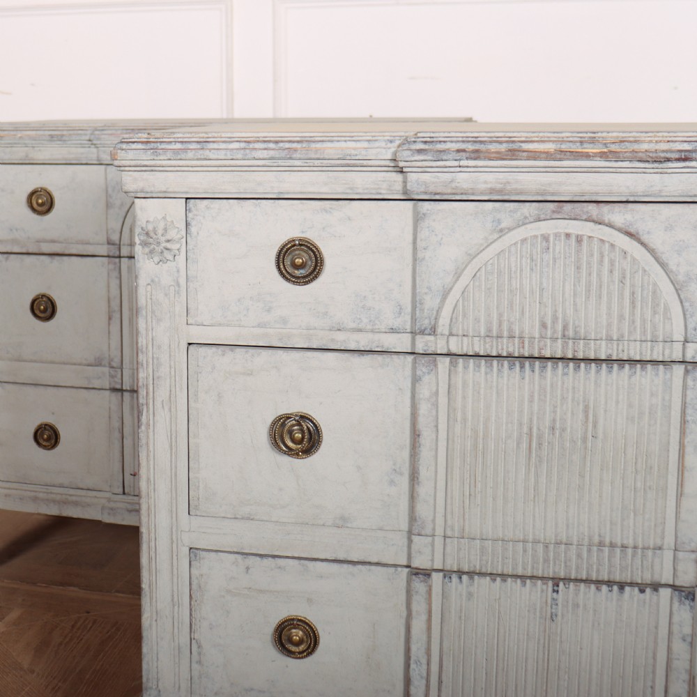 Pair of Swedish Breakfront Commodes View VI