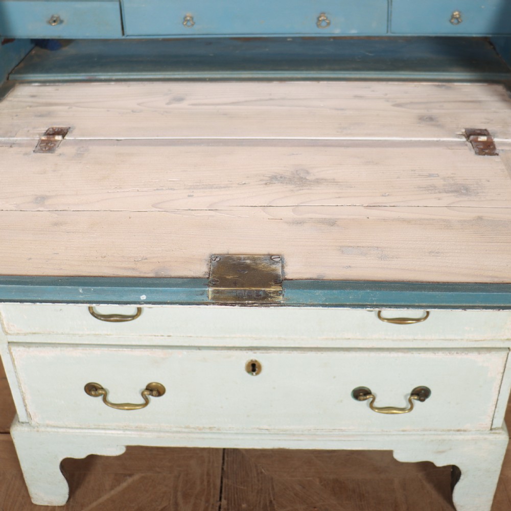 18th Century English Painted Bureau View IV