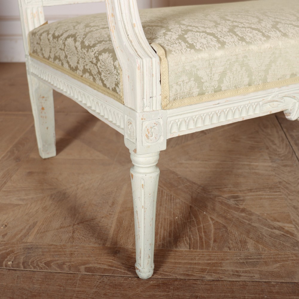 19th Century Swedish Carved Bench View III