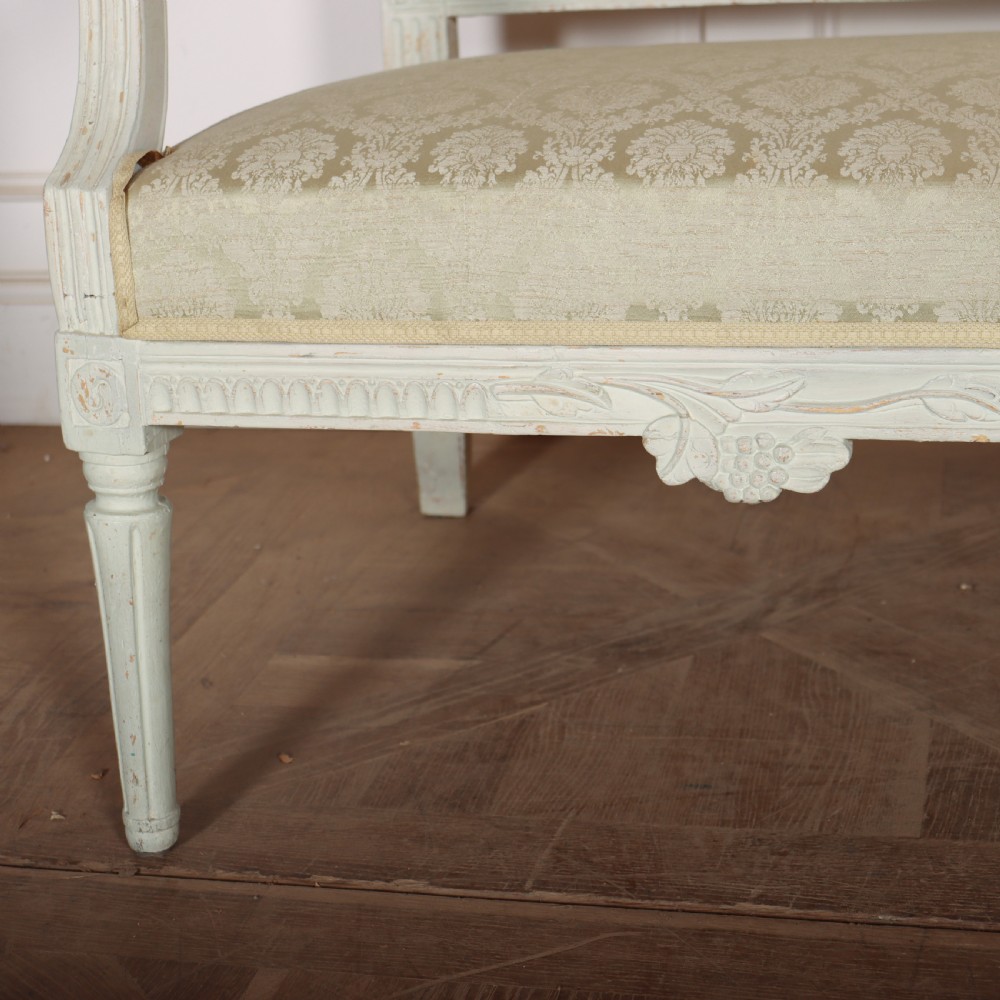 19th Century Swedish Carved Bench View IV